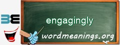 WordMeaning blackboard for engagingly